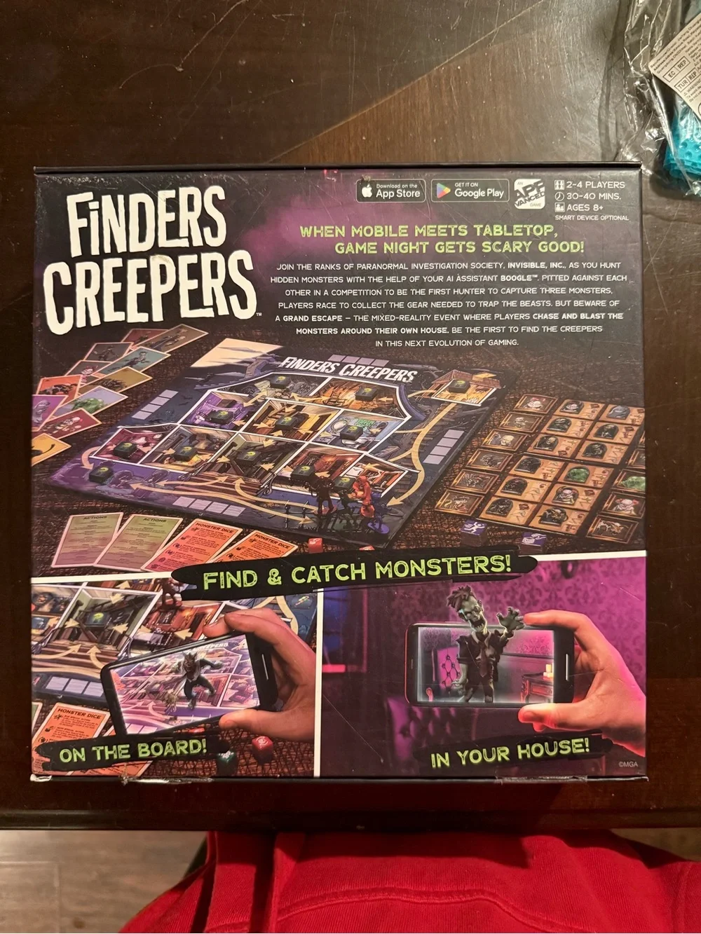 Finders Creepers Board Game by - Black & Green